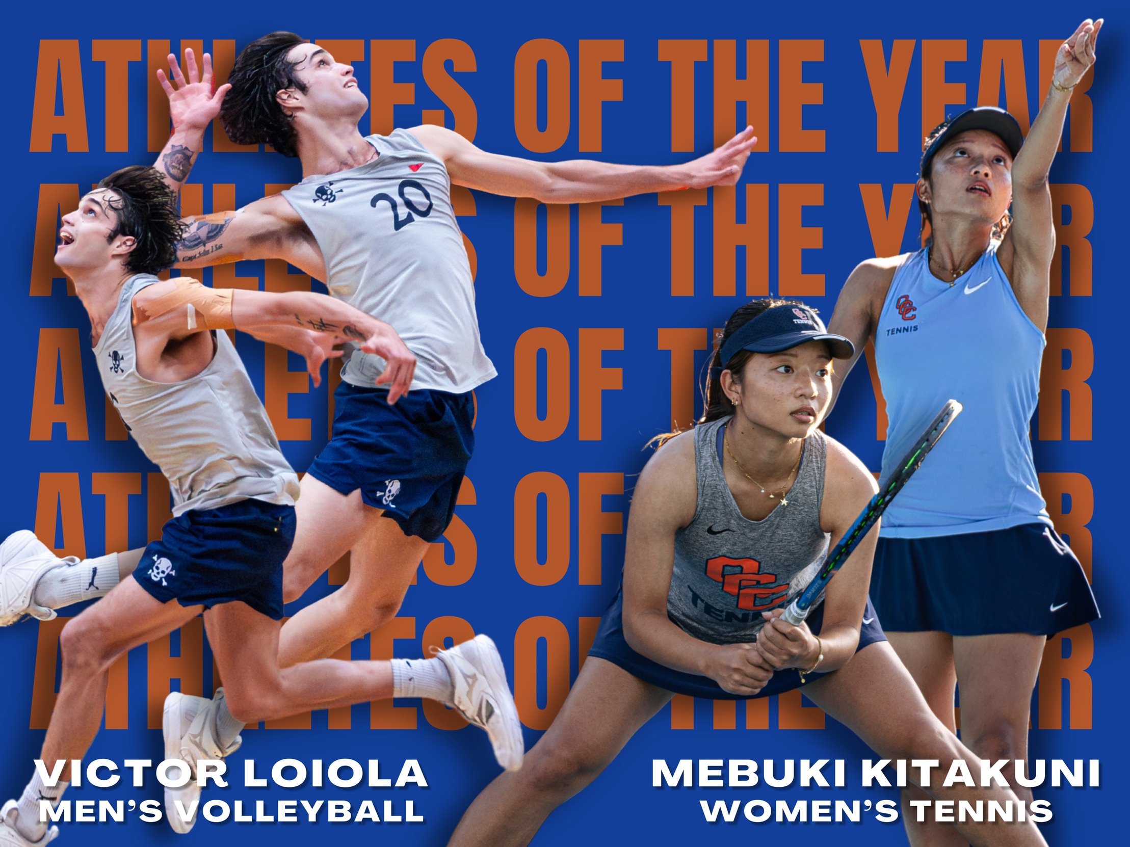 Loiola, Kitakuni named OCC Athletes of the Year