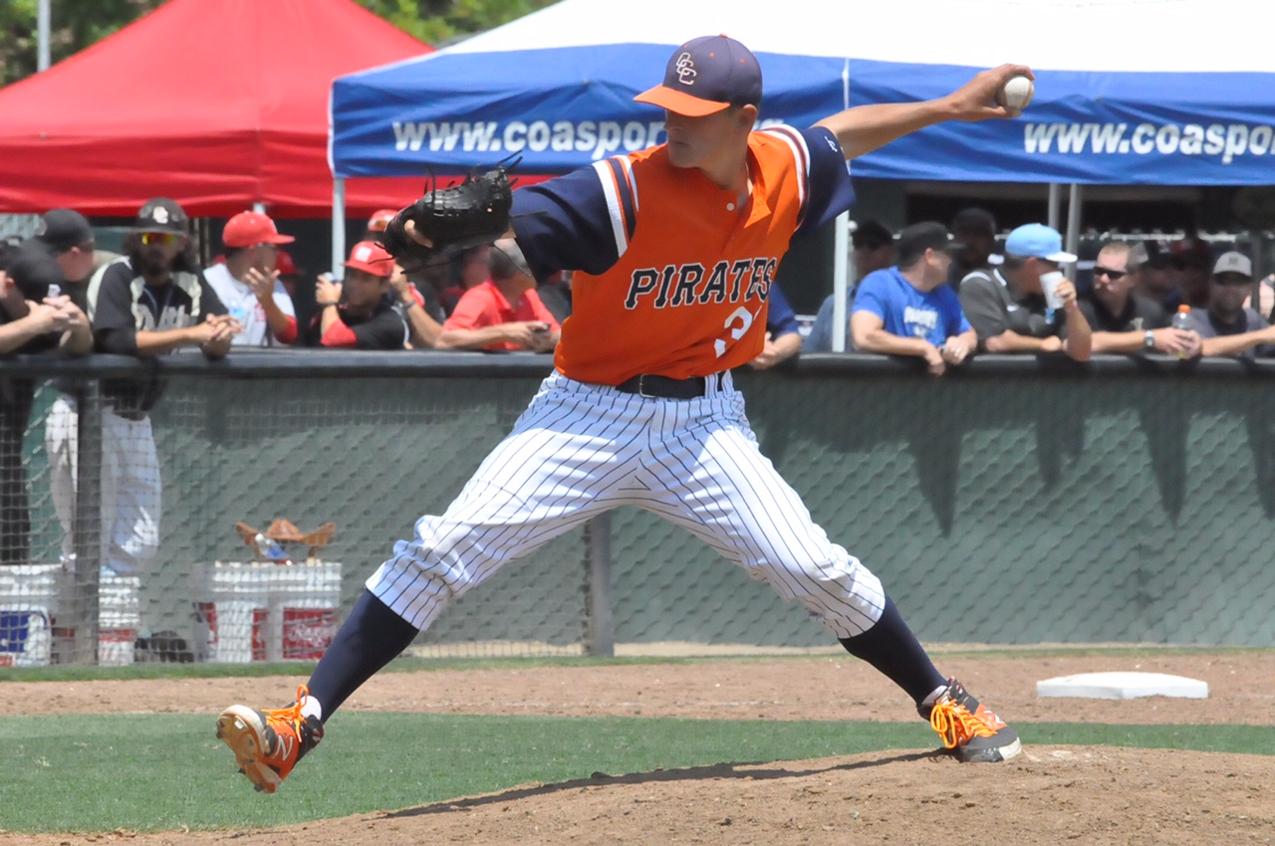 Purpura's complete-game gem lifts Pirates past Delta, 5-0, in Final Four opener