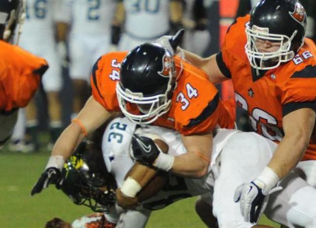 Pirates find win column after topping Lancers, 27-10