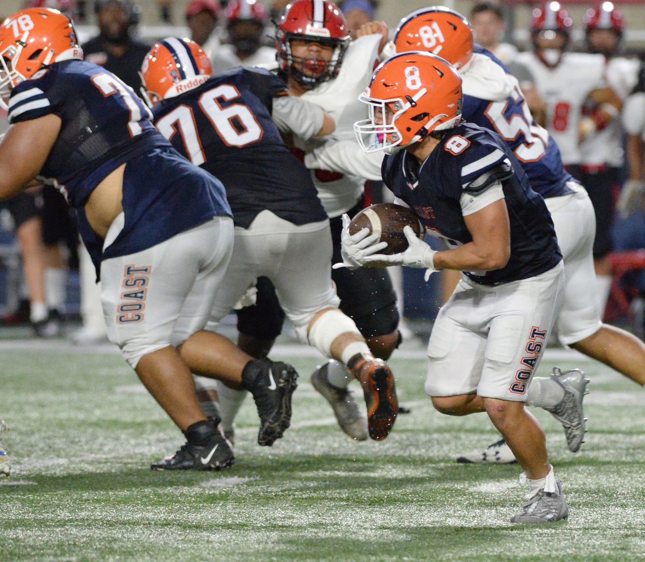 Pirates drop conference opener to Owls, 31-6
