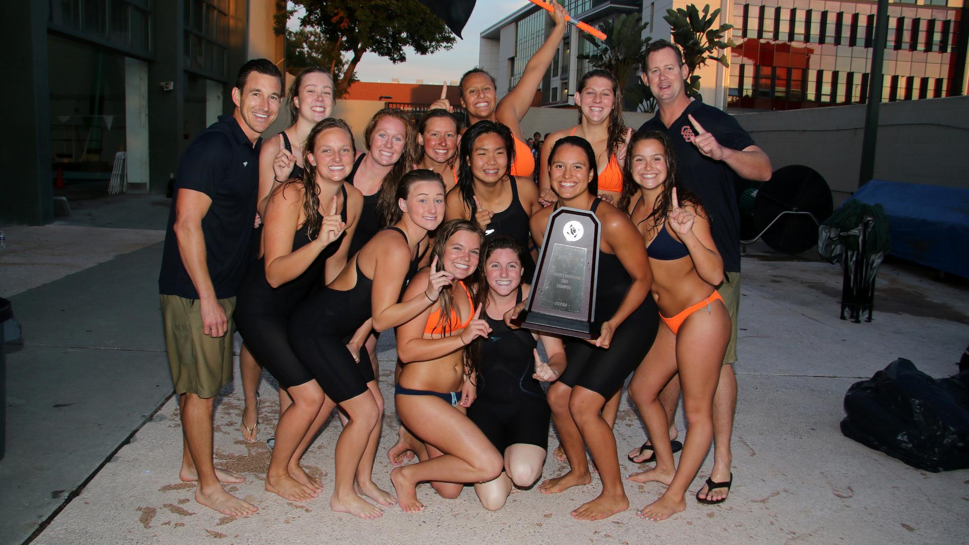 PIRATE WOMEN DOMINATE FIELD TO WIN STATE SWIM TITLE!